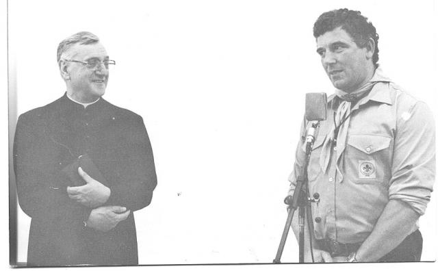 Mons. Trevisan ed Aldo Braida