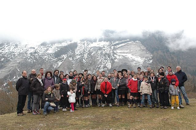 Uscita scout sul Vajont