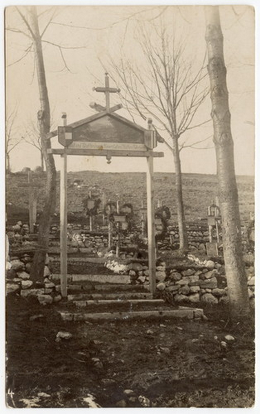 Cimitero in Galizia (Polonia), dove hanno combattuto molti nostri concittadini.