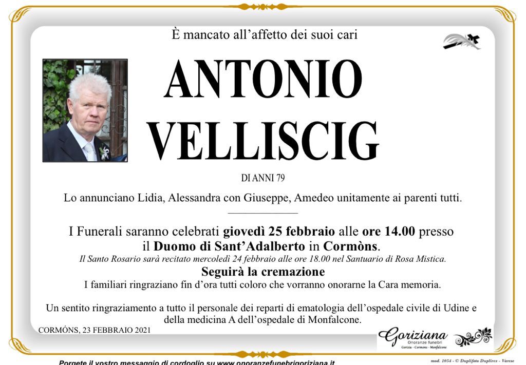 Antonio Velliscig