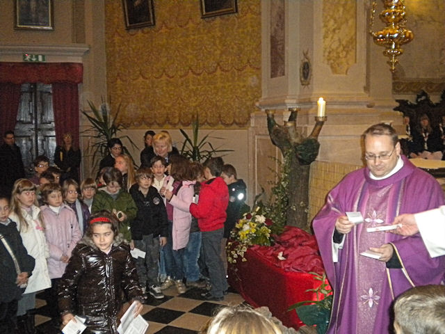 La Messa per i bambini della Riconciliazione dell'anno passato.