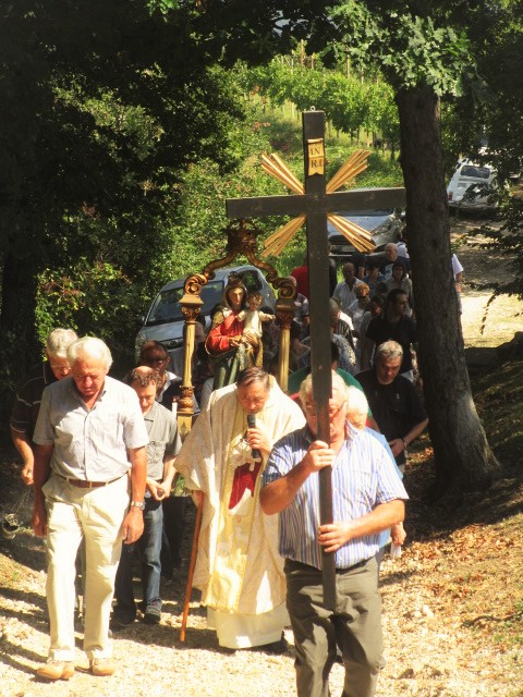 Processione alla chiesetta di sant' Haelena (15/8/2016)
