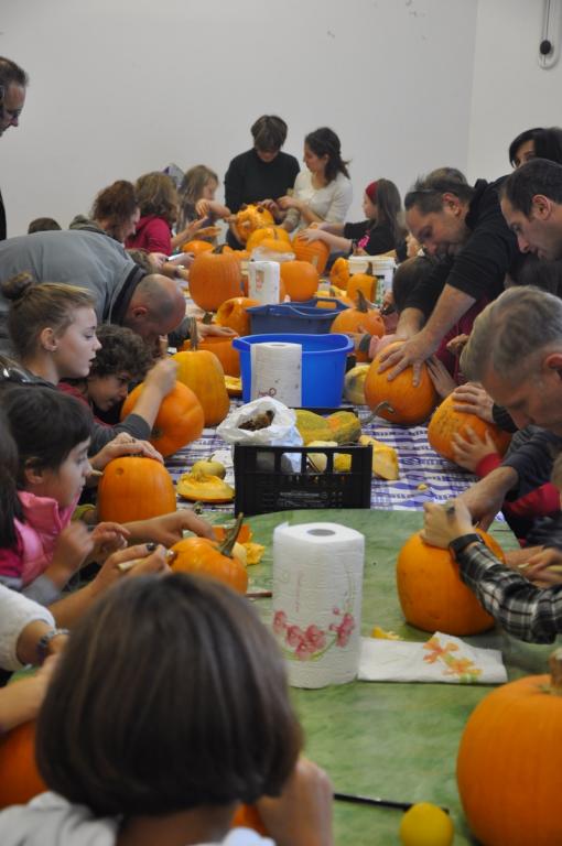 Intaglio zucche a Borgnano (30/10/2016)