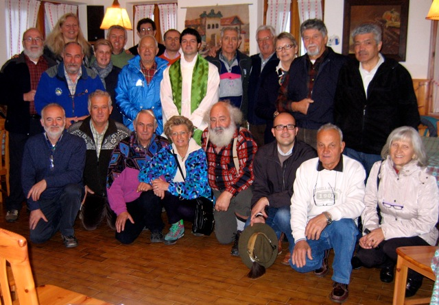 Foto di gruppo uscita del MASCI al Matajur