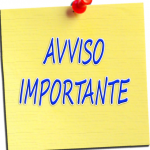AVVISO IMPORTANTE