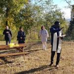 Borgnano: Inaugurate le nuove panchine alla chiesetta di santa Fosca sul colle (26/11/2023)