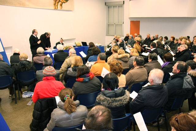 L'incontro con mons Fabris