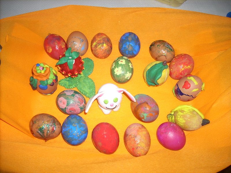 Le uova dipinte a Borgnano